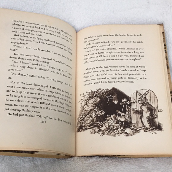 Rabbit Hill Robert Lawson + Uncle Wiggly’s Story Book Howard Garis - VINTAGE - Picture 13 of 16